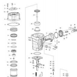 Makita AN924 spare parts