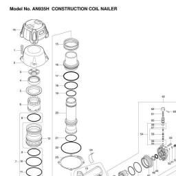 Makita AN935H spare parts