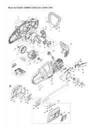Makita AS3935 spare parts
