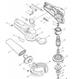 Makita BO5020 spare parts