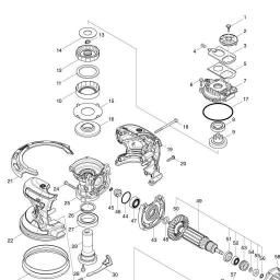 Makita BO6050 spare parts
