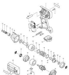 Makita BTD120 spare parts