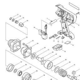 Makita BTD200 spare parts