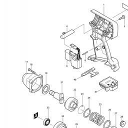 Makita BTW120 spare parts