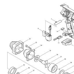 Makita BTW201 spare parts