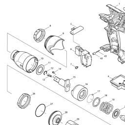 Makita BTW250 spare parts
