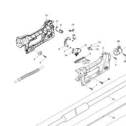 Makita BUN490 spare parts