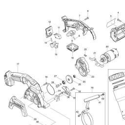 Makita CC301D spare parts