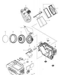 Makita CL121DZ spare parts