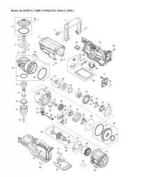 Makita DA001G spare parts
