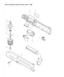 Makita DA390D spare parts