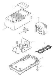 Makita DC1290 spare parts