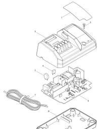 Makita DC1851 spare parts