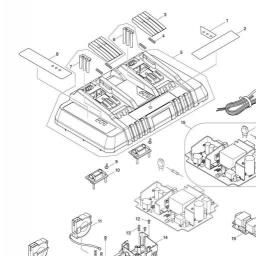 Makita DC18RD spare parts