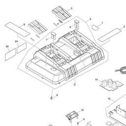 Makita DC18SH spare parts