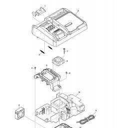 Makita DC40RA spare parts