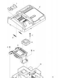 Makita DC40RC spare parts