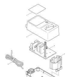 Makita DC9710 spare parts