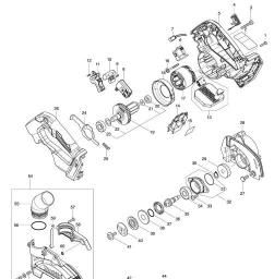 Makita DCC500RTJ spare parts