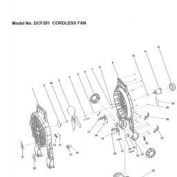 Makita DCF201 spare parts