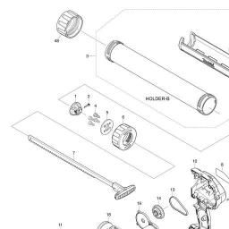 Makita DCG140 spare parts