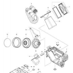 Makita DCL184 spare parts