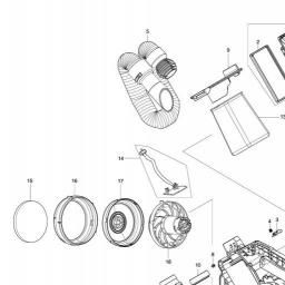 Makita DCL184Z spare parts