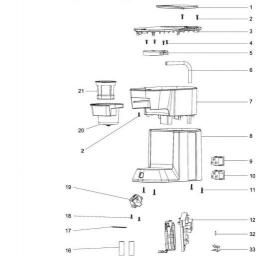 Makita DCM500 spare parts