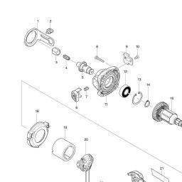Makita DCO180 spare parts