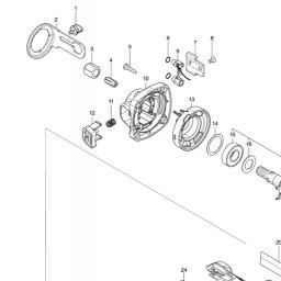 Makita DCO181 spare parts