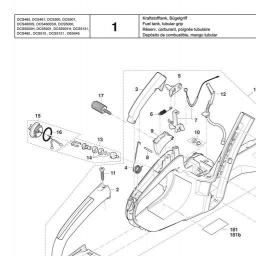 Makita DCS501 spare parts