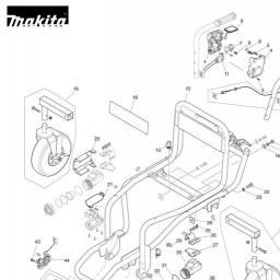 Makita DCU180Z spare parts