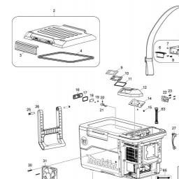 Makita DCW180 spare parts