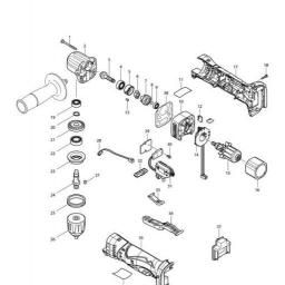 Makita DDA341RFE spare parts