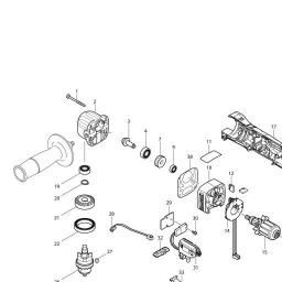 Makita DDA350 spare parts