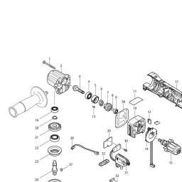 Makita DDA351 spare parts