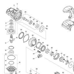 Makita DDA450ZK spare parts