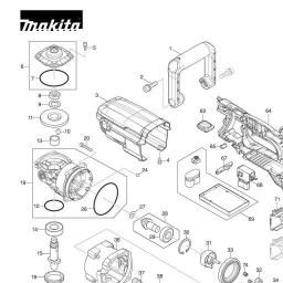 Makita DDA460ZK spare parts
