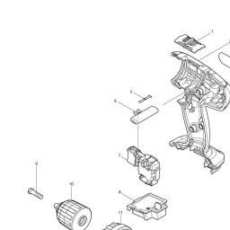 Makita DDF343 spare parts