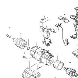 Makita DDF441 spare parts
