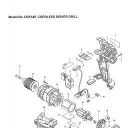 Makita DDF448 spare parts