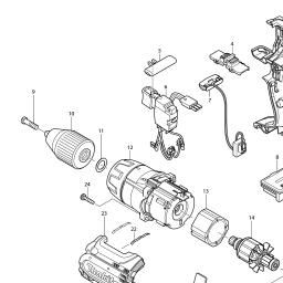 Makita DDF451 spare parts