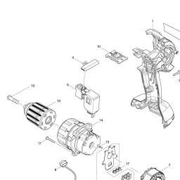 Makita DDF484 spare parts