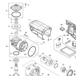 Makita DDG460 spare parts