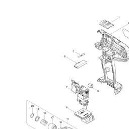 Makita DF031D spare parts