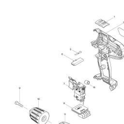Makita DF331D spare parts