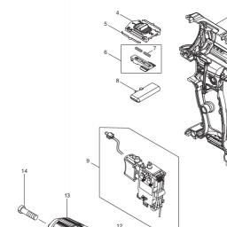 Makita DF333D spare parts