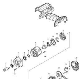 Makita DF451DRFM spare parts