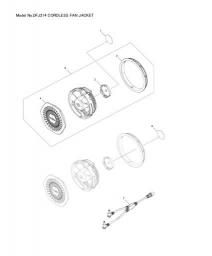Makita DFJ214ZM spare parts