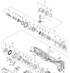 Makita DFL020FZ spare parts